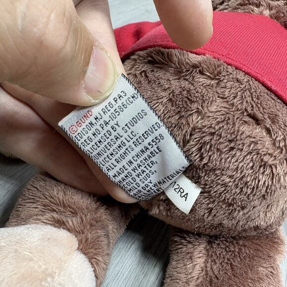 GUND Curious George Universal Studios And Or HMH Soft Plush Monkey With Shirt - Picture 8 of 11